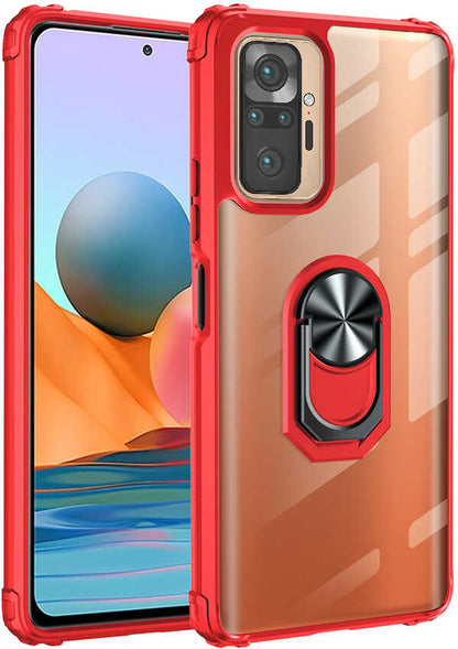 Xiaomi Redmi Note 10 Pro Kılıf Mnc Mola Kapak-Kırmızı