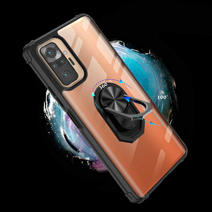 Xiaomi Redmi Note 10 Pro Kılıf Mnc Mola Kapak-Kırmızı
