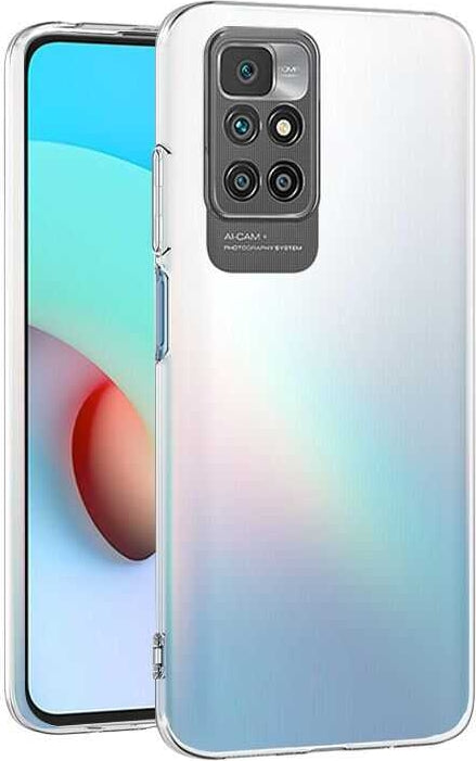Xiaomi Redmi 10 Kılıf Mnc Süper Silikon Kapak-Renksiz