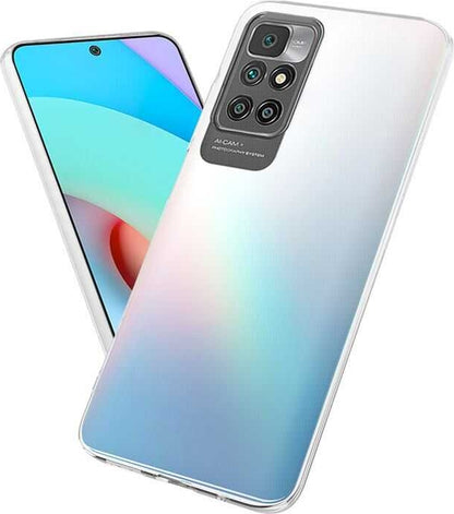 Xiaomi Redmi 10 Kılıf Mnc Süper Silikon Kapak-Renksiz