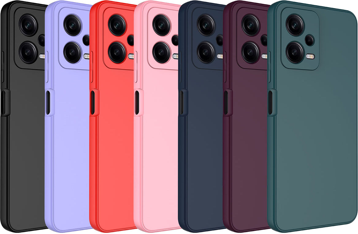 Xiaomi Redmi Note 12 Pro 5g Kılıf Mnc Mara Laaakan Kapak-Koyu Yeşil