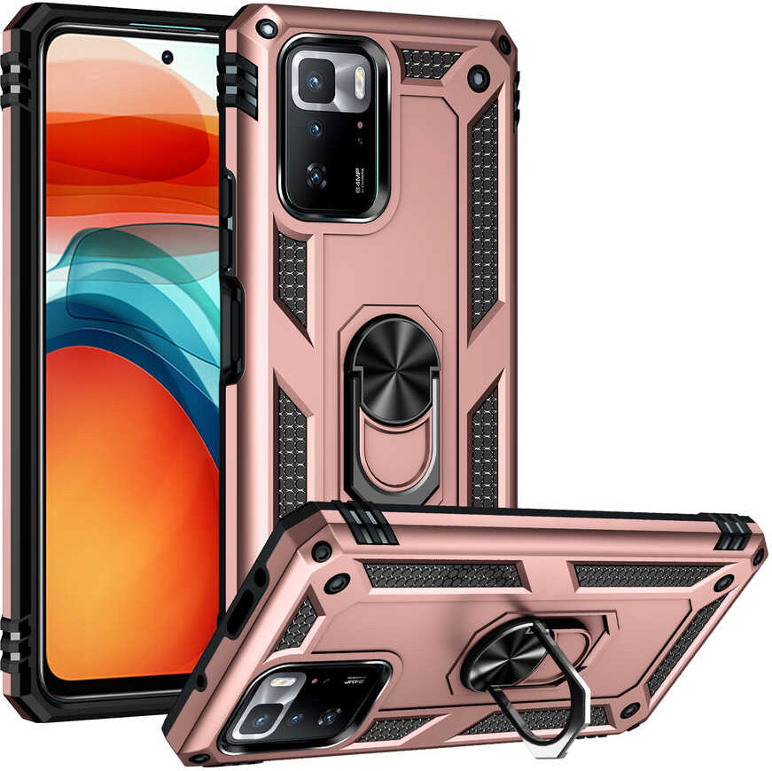 Xiaomi Poco X3 Gt Kılıf Mnc Vega Kapak-Rose Gold