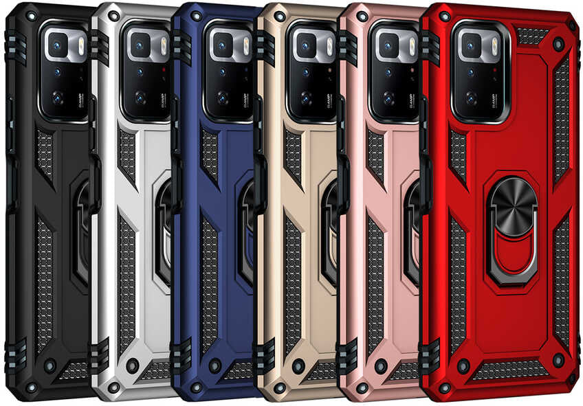 Xiaomi Poco X3 Gt Kılıf Mnc Vega Kapak-Rose Gold