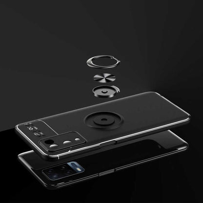 Oppo A54 4g Kılıf Mnc Ravel Silikon Kapak-Kırmızı