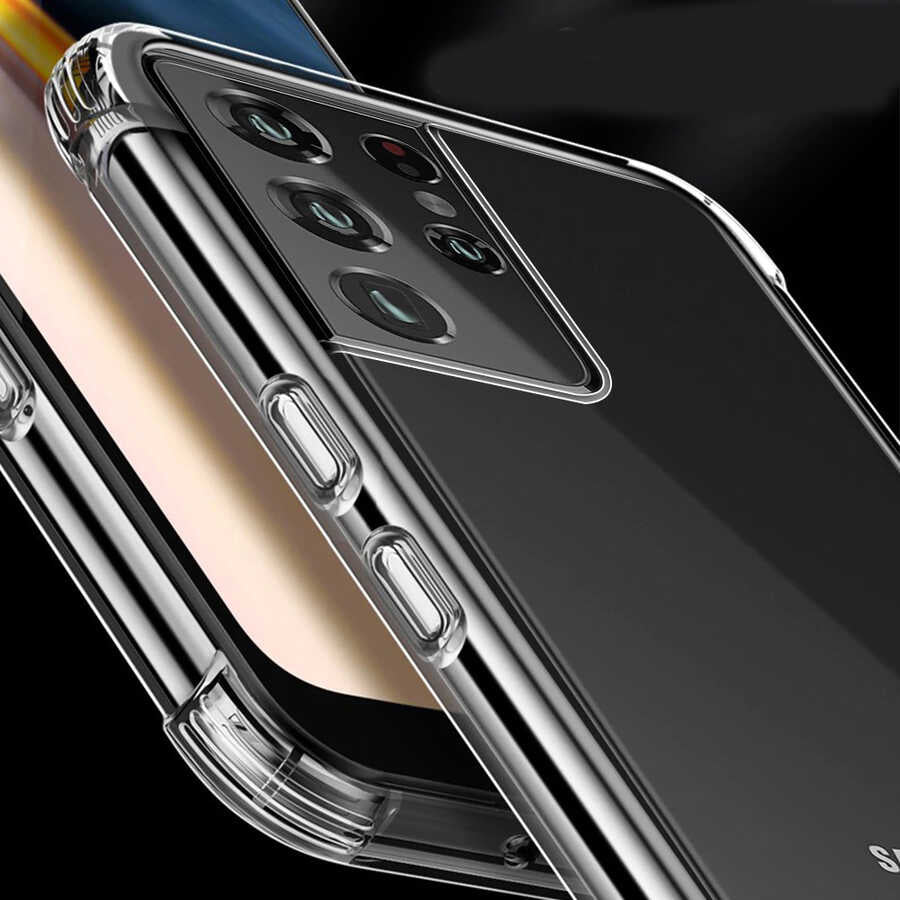 Galaxy S21 Ultra Kılıf Mnc Nitro Anti Shock Silikon-Renksiz