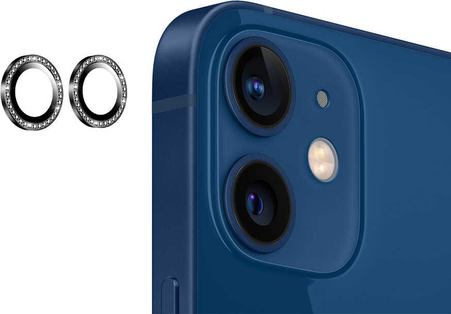 iPhone 11 Uyumlu Mnc Cl-06 Kamera Lens Koruyucu-Siyah