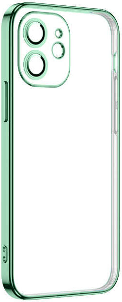iPhone 12 Kılıf Mnc Krep Kapak-Açık Yeşil