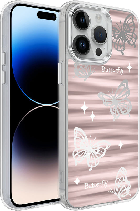Apple iPhone 14 Pro Max Kılıf Airbagli Parlak Tasarımlı Mnc Mimbo Kapak-No5