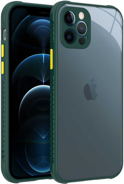 iPhone 12 Pro Kılıf mnc Kaff Kapak-Koyu Yeşil