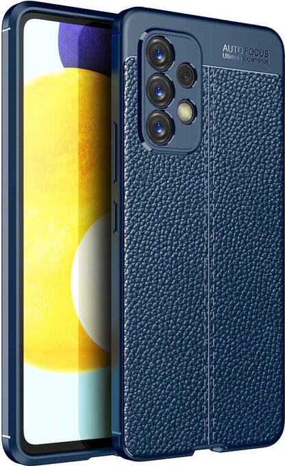 Galaxy A73 Kılıf Mnc Niss Silikon Kapak-Lacivert