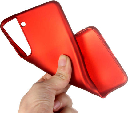 Galaxy S21 Plus Kılıf Mnc Premier Silikon Kapak-Mürdüm