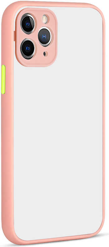 iPhone 12 Pro Max Kılıf Mnc Hux Kapak-Pembe