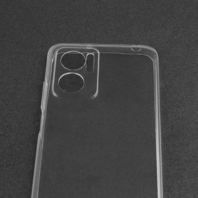 Xiaomi Redmi Note 11E Kılıf Mnc Süper Silikon Kapak-Renksiz