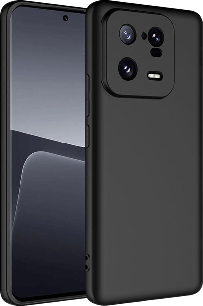 Xiaomi Mi 13 Pro Kılıf Mnc Mara Laaakan Kapak-Siyah