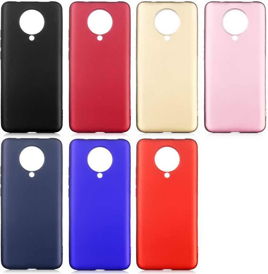 Xiaomi Redmi K30 Pro Kılıf Mnc Premier Silikon Kapak-Gold