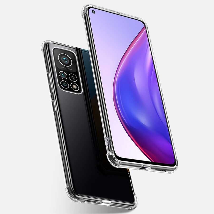 Xiaomi Mi 10T Pro 5g Kılıf Mnc Nitro Anti Shock Silikon-Renksiz