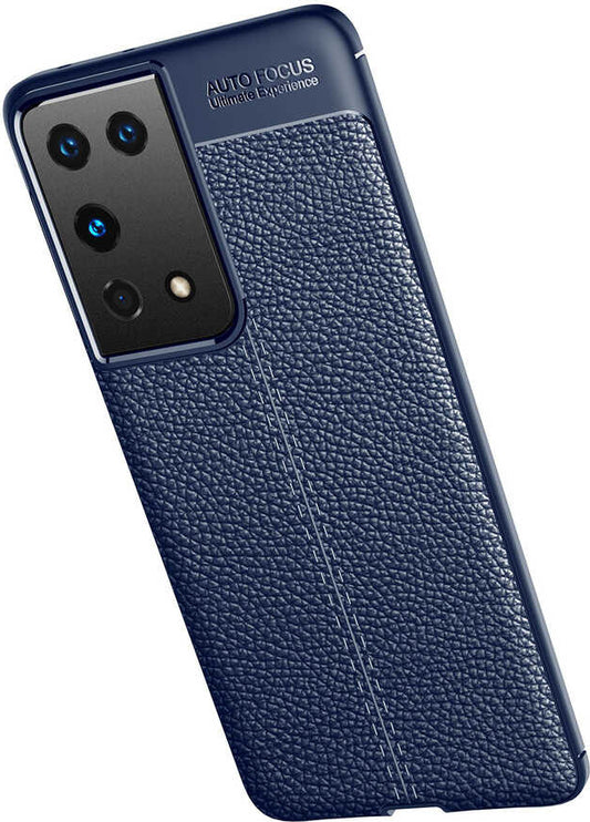Galaxy S21 Ultra Kılıf Mnc Niss Silikon Kapak-Kırmızı