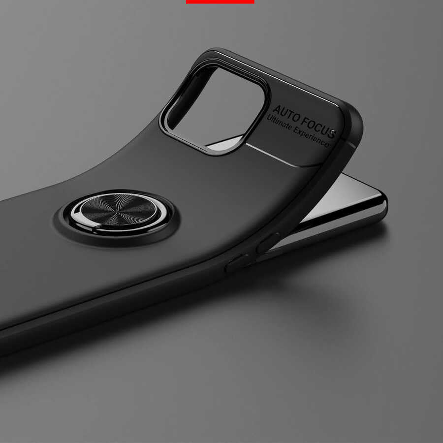 Oppo Reno A73 Kılıf Mnc Ravel Silikon Kapak-Kırmızı