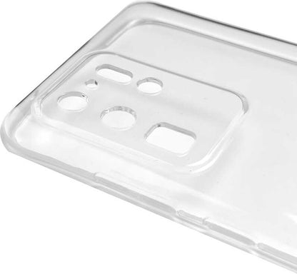 Galaxy S20 Ultra Kılıf Mnc Kamera Korumalı Süper Silikon Kapak-Renksiz