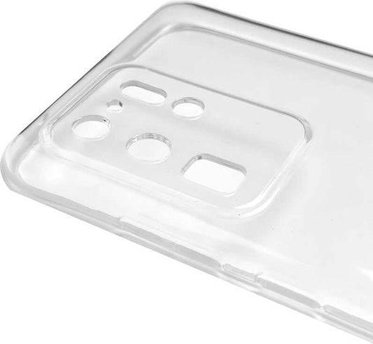 Galaxy S20 Ultra Kılıf Mnc Kamera Korumalı Süper Silikon Kapak-Renksiz