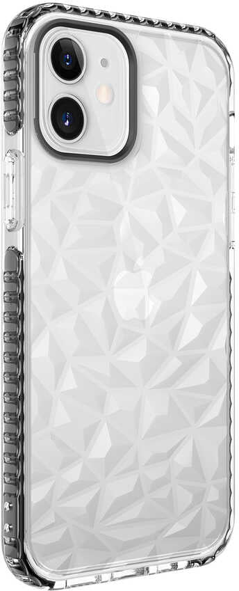 iPhone 12 Kılıf Mnc Buzz Kapak-Siyah