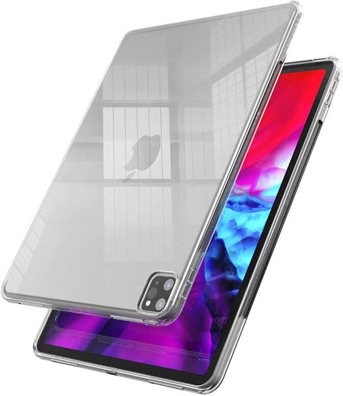iPad Pro 11 2020 (2.nesil) - Uyumlu Uyumlu Mnc Tablet Süper Silikon Kapak-Renksiz