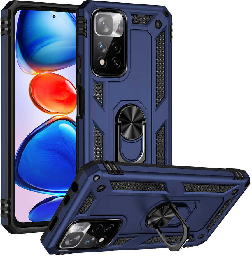Xiaomi Redmi Infinix Note 11 Pro Plus 5g Kılıf Mnc Vega Kapak-Mavi