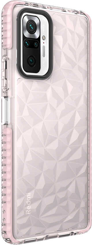 Xiaomi Redmi Note 10 Pro Kılıf Mnc Buzz Kapak-Pembe