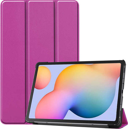 Galaxy Tab S7 T870  Uyumlu Mnc Smart Cover Standlı 1-1 Kılıf-Mor