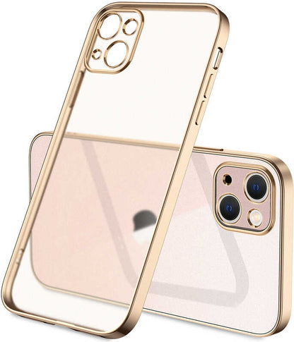 iPhone 13 Kılıf Mnc Mat Gbox Kapak-Gold