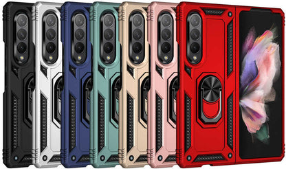 Galaxy Z Fold 3 Kılıf Mnc Vega Kapak-Siyah