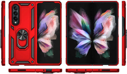 Galaxy Z Fold 3 Kılıf Mnc Vega Kapak-Siyah