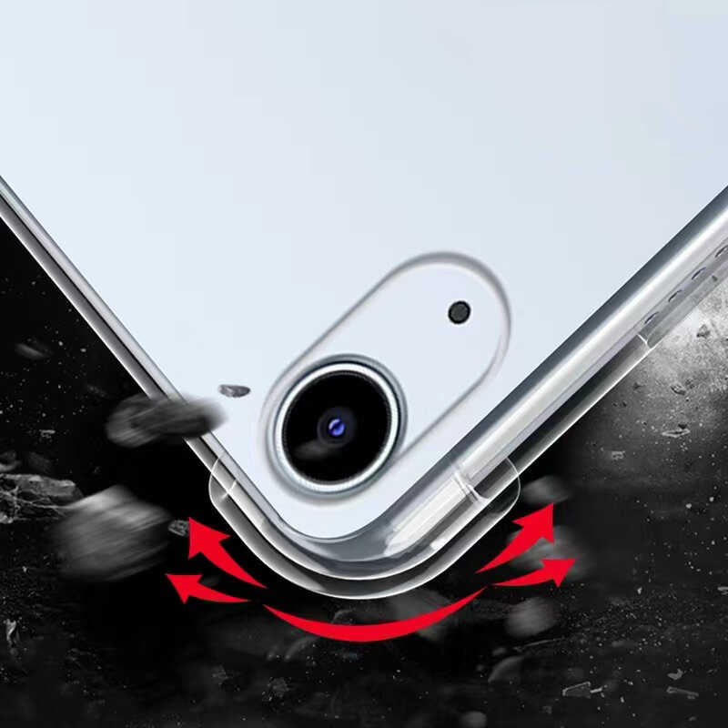 iPad 10.9 2022 (10.nesil) - Uyumlu Uyumlu Mnc Tablet Nitro Anti Shock Silikon Kapak-Renksiz