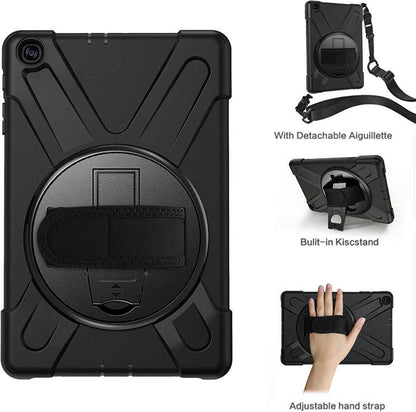 iPad Pro 10.5 (7.nesil) - Uyumlu Uyumlu Mnc Defender Tablet Silikon-Siyah