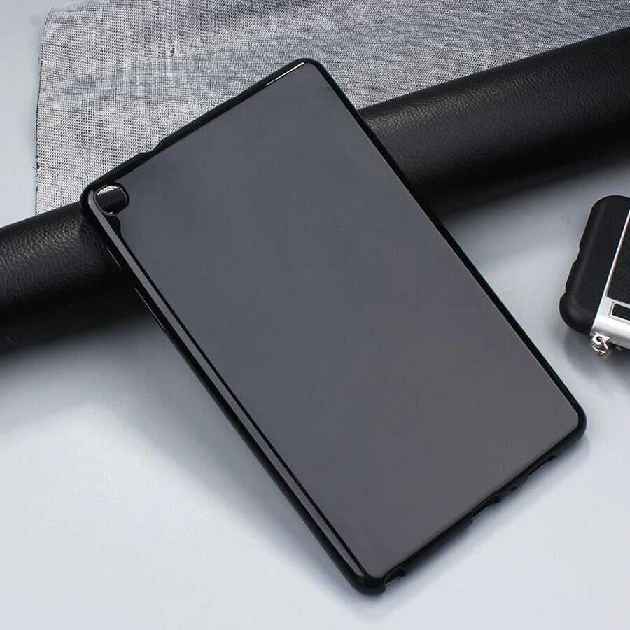 Galaxy Tab A7 Lite T225 Kılıf  Uyumlu Mnc Tablet Süper Silikon Kapak-Renksiz