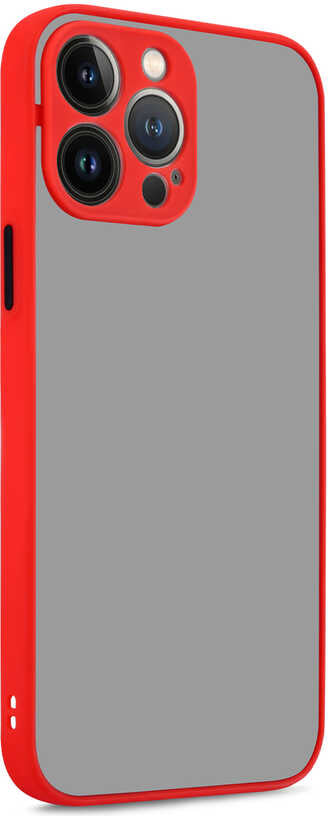 iPhone 13 Pro Kılıf Mnc Hux Kapak-Kırmızı