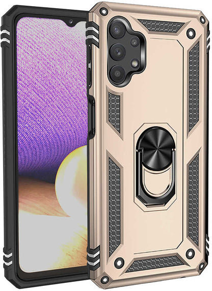 Galaxy A13 4g Kılıf Mnc Vega Kapak-Gold