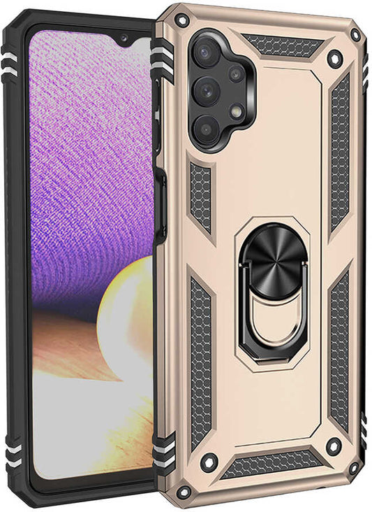 Galaxy A13 4g Kılıf Mnc Vega Kapak-Gold