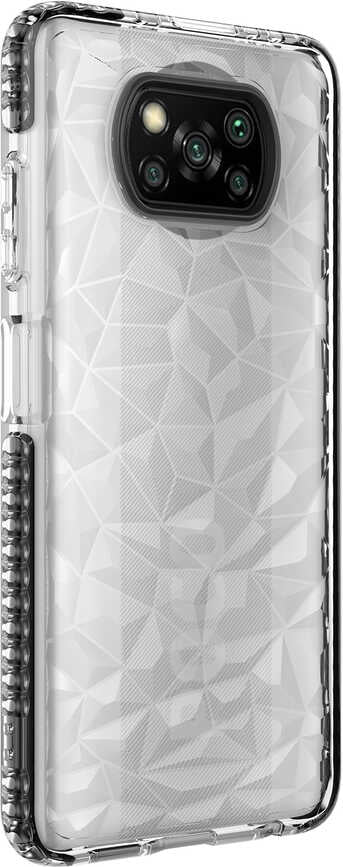 Xiaomi Poco X3 Kılıf Mnc Buzz Kapak-Siyah