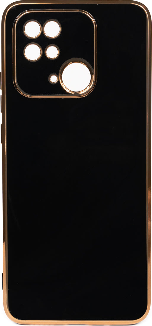 Xiaomi Redmi 10C Kılıf Mnc Bark Kapak-Siyah
