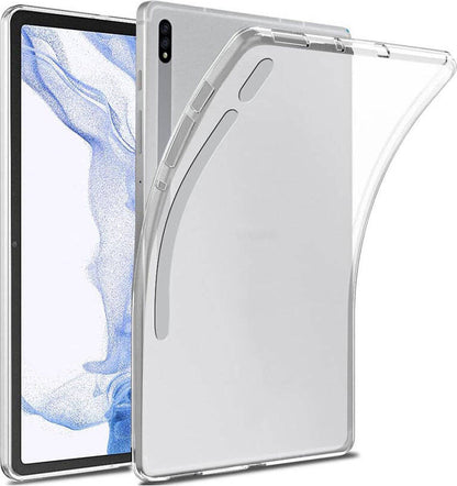 Galaxy Tab S8 Kılıf  Uyumlu Mnc Tablet Süper Silikon Kapak-Renksiz