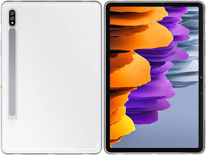 Galaxy Tab S8 Kılıf  Uyumlu Mnc Tablet Süper Silikon Kapak-Renksiz