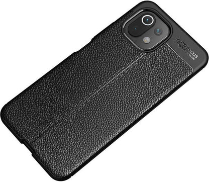 Xiaomi Mi 11 Lite Kılıf Mnc Niss Silikon Kapak-Lacivert