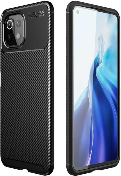 Xiaomi Mi 11 Lite Kılıf Mnc Negro Silikon Kapak-Siyah