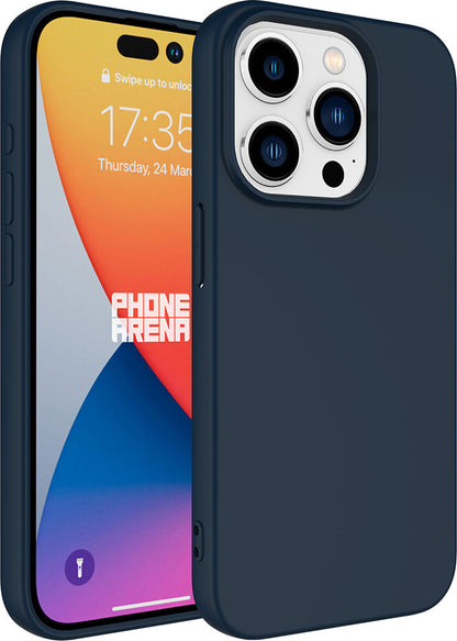 Apple iPhone 15 Pro Max Kılıf Mnc Lsr Laaakan Kapak-Lacivert