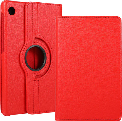 Lenovo Tab M10 TB-328F 3. Jenerasyon  Uyumlu Mnc Dönebilen Standlı Kılıf-Kırmızı