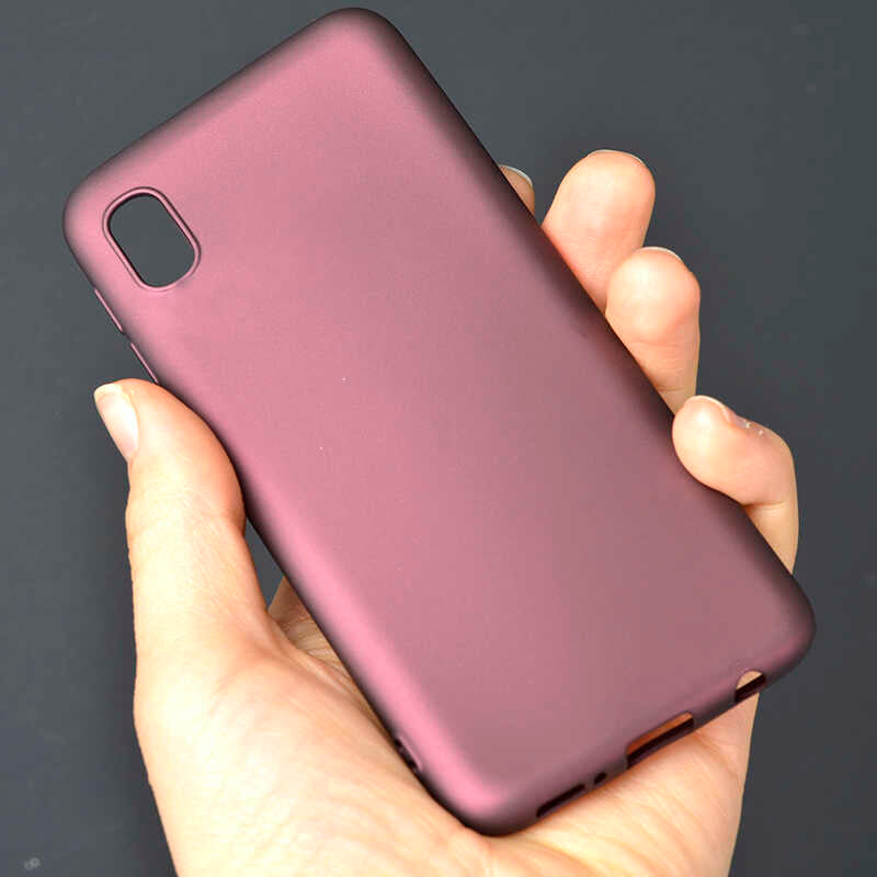 Galaxy A01 Core Kılıf Mnc Premier Silikon Kapak-Kırmızı