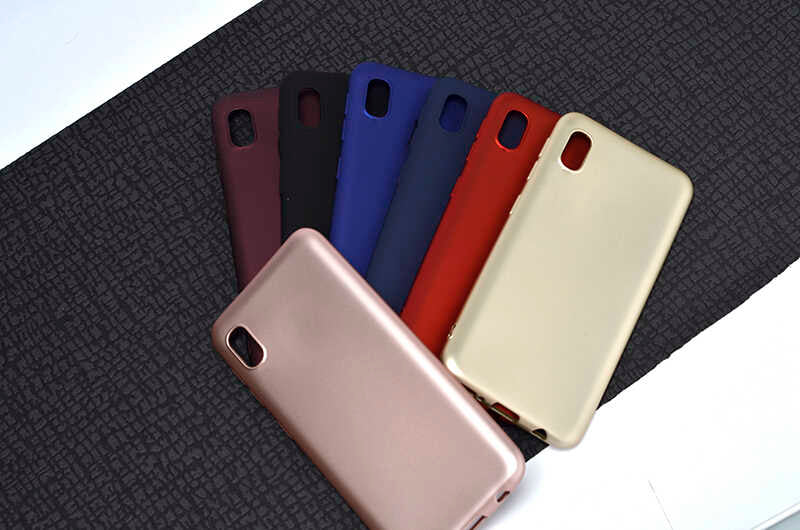 Galaxy A01 Core Kılıf Mnc Premier Silikon Kapak-Kırmızı