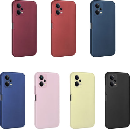 Xiaomi Redmi Note 12 5g Kılıf Mnc Premier Silikon Kapak-Mürdüm