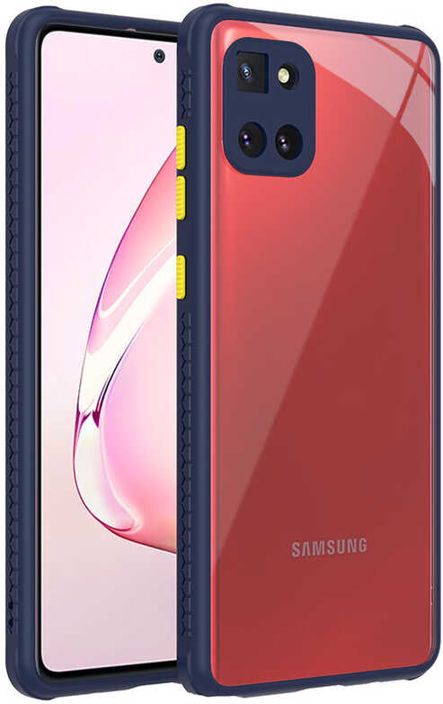 Galaxy A81 (Note 10 Lite) Kılıf mnc Kaff Kapak-Lacivert